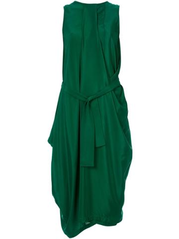 Taylor Variation Draped Midi Dress - Green