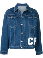 Chiara Ferragni Multi Patch Denim Jacket - Blue