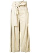 Tome Cropped Trousers - Nude & Neutrals