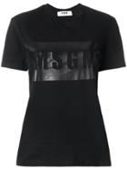 Msgm Branded T-shirt - Black