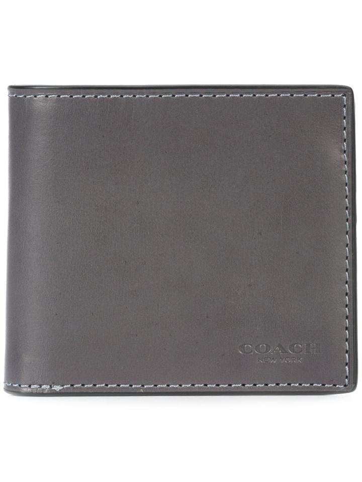 Coach Double Billfold Wallet - Grey