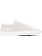 Common Projects Grey Original Achilles Low Suede Sneakers