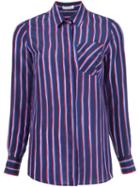 Altuzarra Chika Striped Shirt, Women's, Size: 36, Blue, Silk