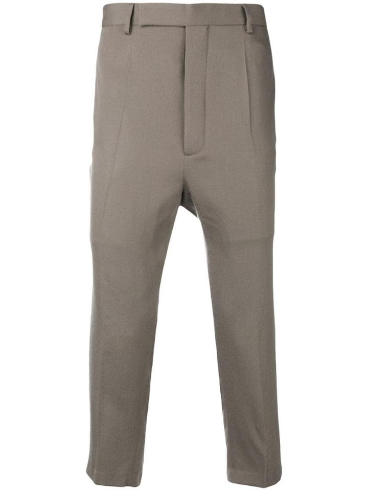 Rick Owens Slim Cropped Astaires - Grey