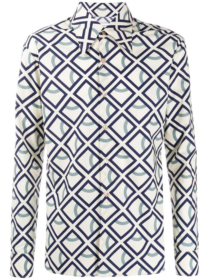 Maison Margiela Abstract Print Shirt - Neutrals