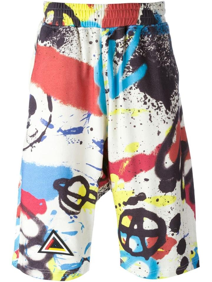 Ktz Graffiti Print Track Shorts