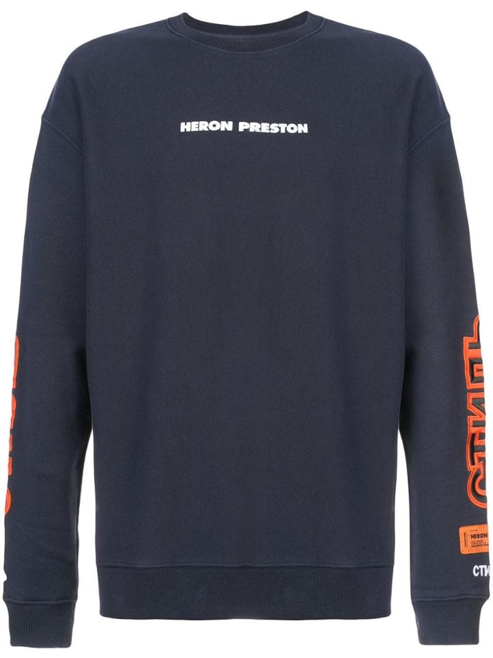 Heron Preston Logo Sweatshirt - Blue