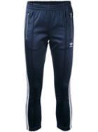 Adidas - Slim Fit Cigarette Trousers - Women - Polyester/spandex/elastane - 40, Blue, Polyester/spandex/elastane