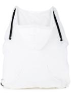Mm6 Maison Margiela Drawstring Hooded Backpack - White