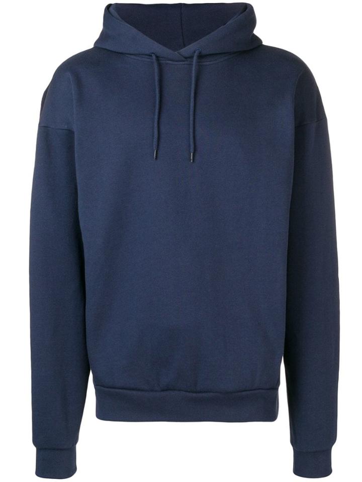 Martine Rose Classic Plain Hoodie - Blue