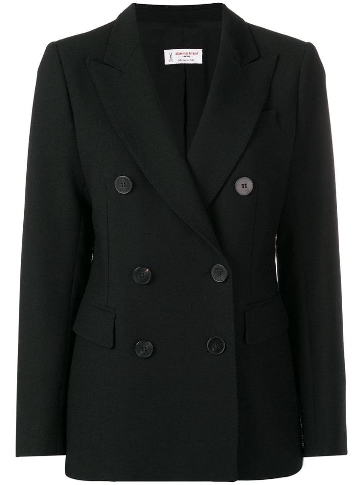 Alberto Biani Classic Double-breasted Blazer - Black