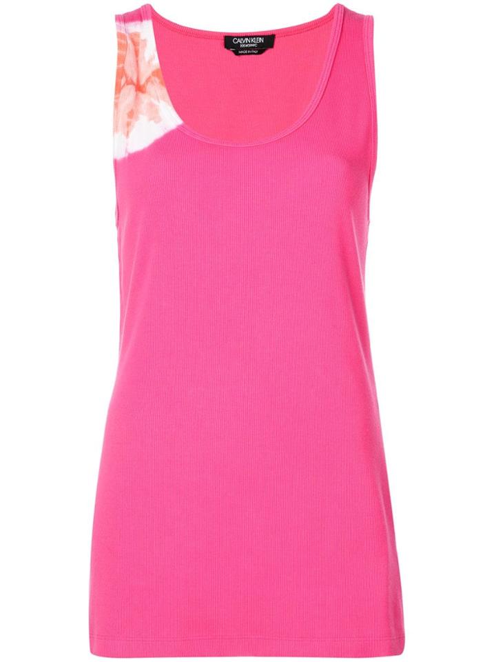 Calvin Klein Ribbed Tank-top - Pink