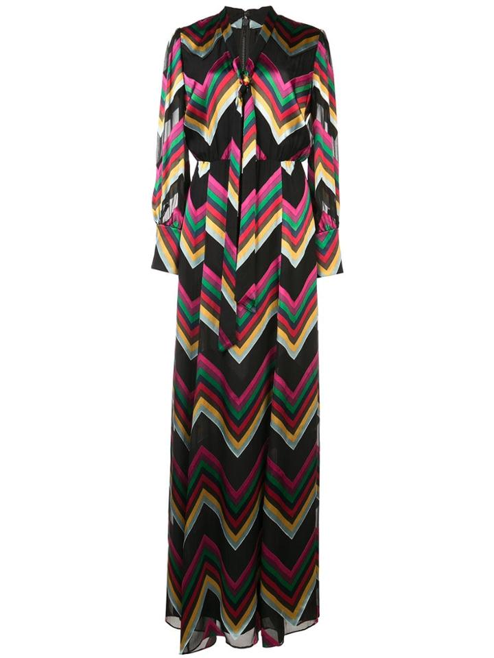 Alice+olivia Annabella Long Dress - Multicolour