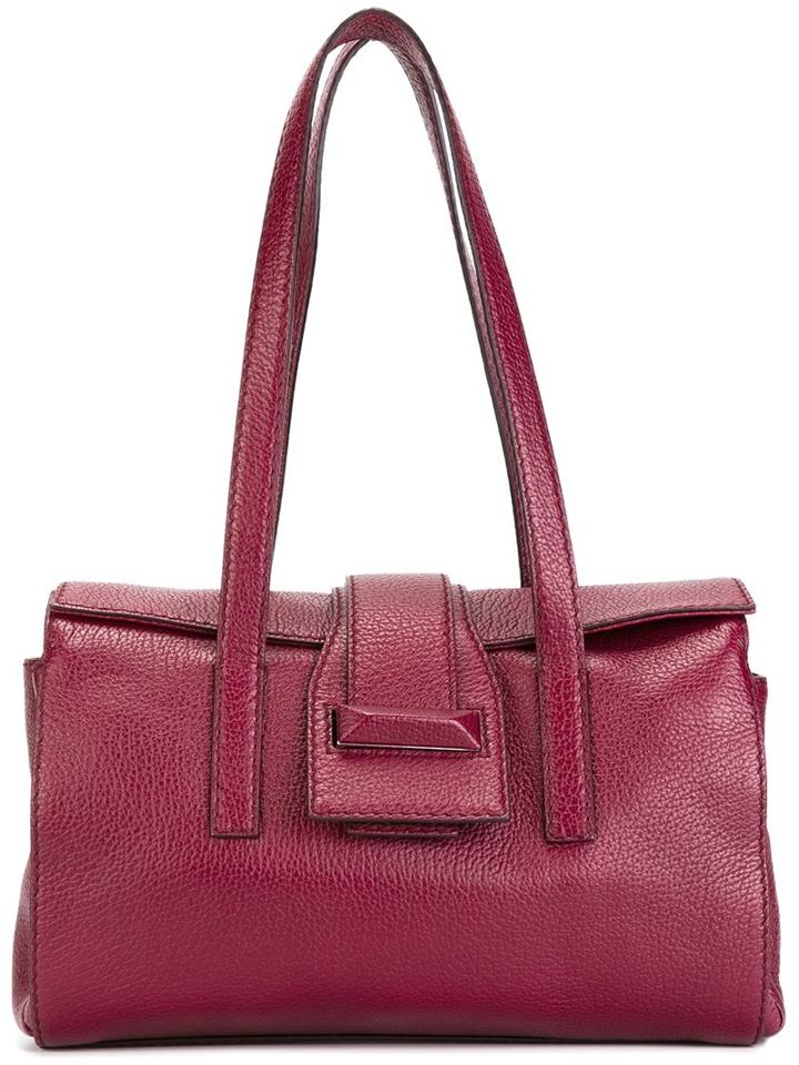 Max Mara Fold Over Fastening Tote Bag