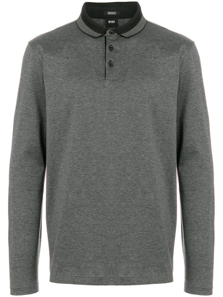 Boss Hugo Boss Polo Sweatshirt - Black