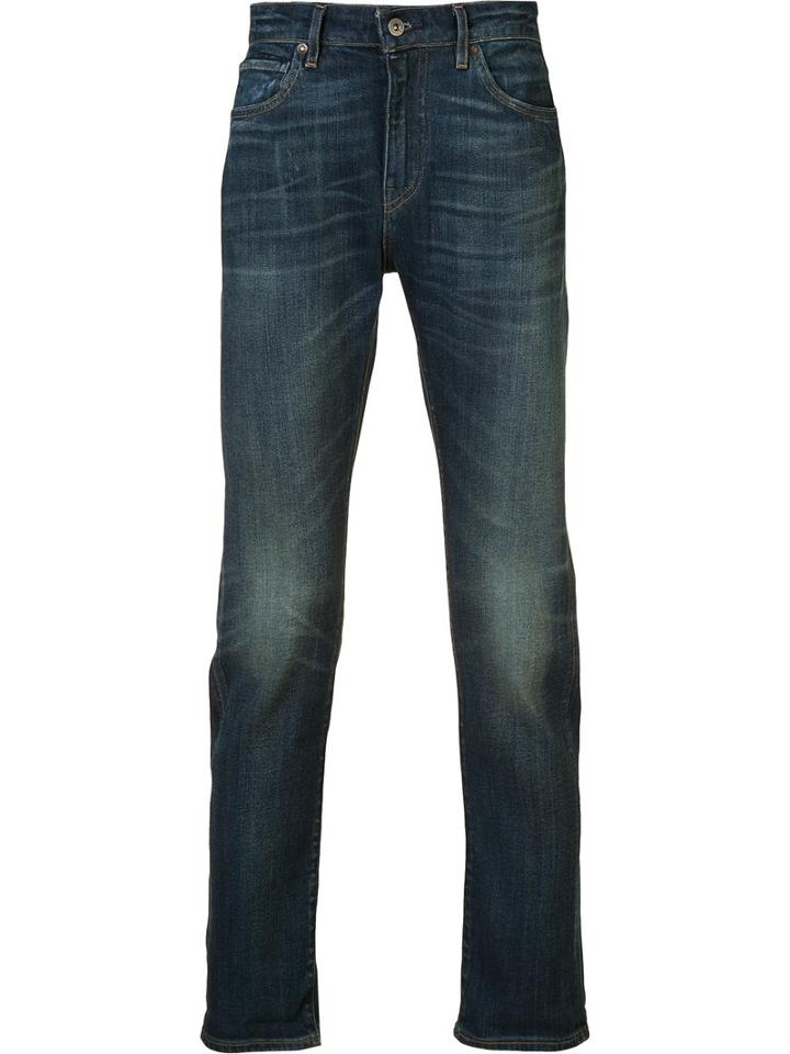 Levi's: Made & Crafted Slim-fit Jeans, Men's, Size: 30/32, Blue, Cotton/spandex/elastane