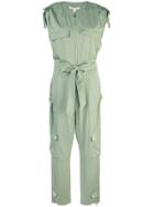Jonathan Simkhai Twill Fly Boiler Suit - Green