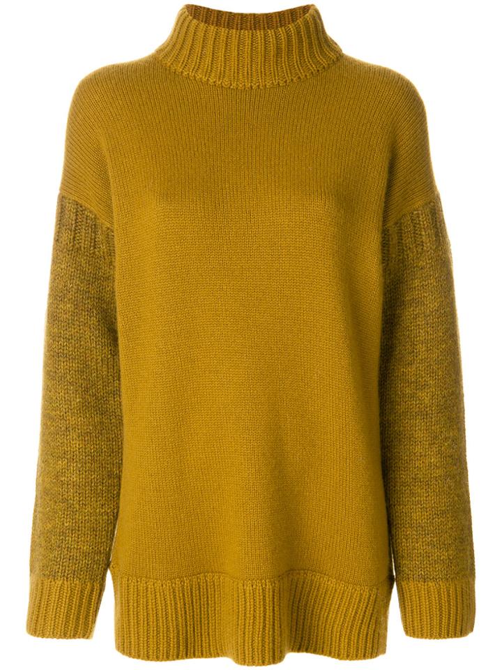 Pringle Of Scotland Block Colour Roll Neck Jumper - Unavailable