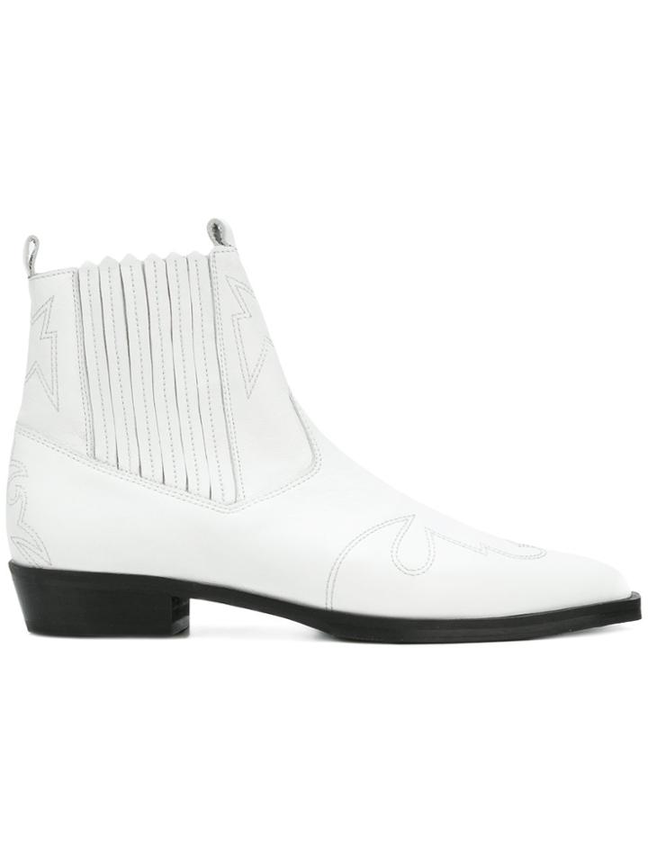Nubikk Jimmy Cura Ankle Boots - White