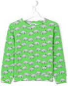 Au Jour Le Jour Kids Rhinoceros Sweatshirt, Size: 6 Yrs, Green