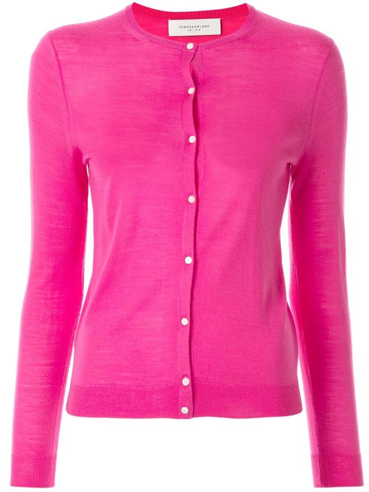 Tomorrowland Crew Neck Cardigan - Pink