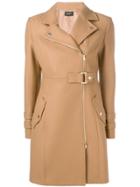 Liu Jo Moto-style Coat - Nude & Neutrals