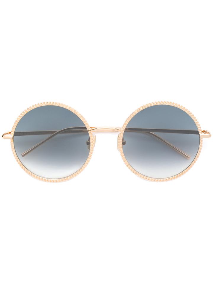 Boucheron Bc0045s Round Sunglasses - Metallic