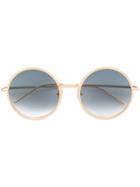 Boucheron Bc0045s Round Sunglasses - Metallic