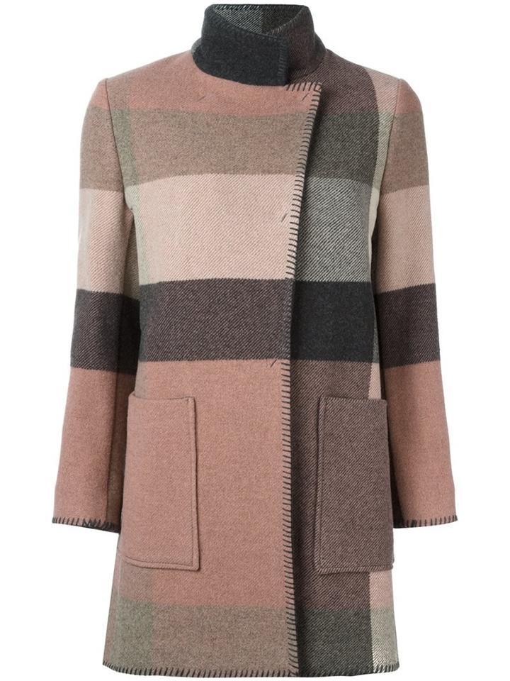 Etro Dislocated Fastening Mid-length Coat