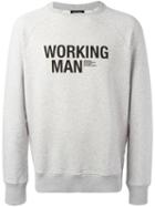 Ron Dorff Working Man Sweatshirt, Men's, Size: Small, Grey