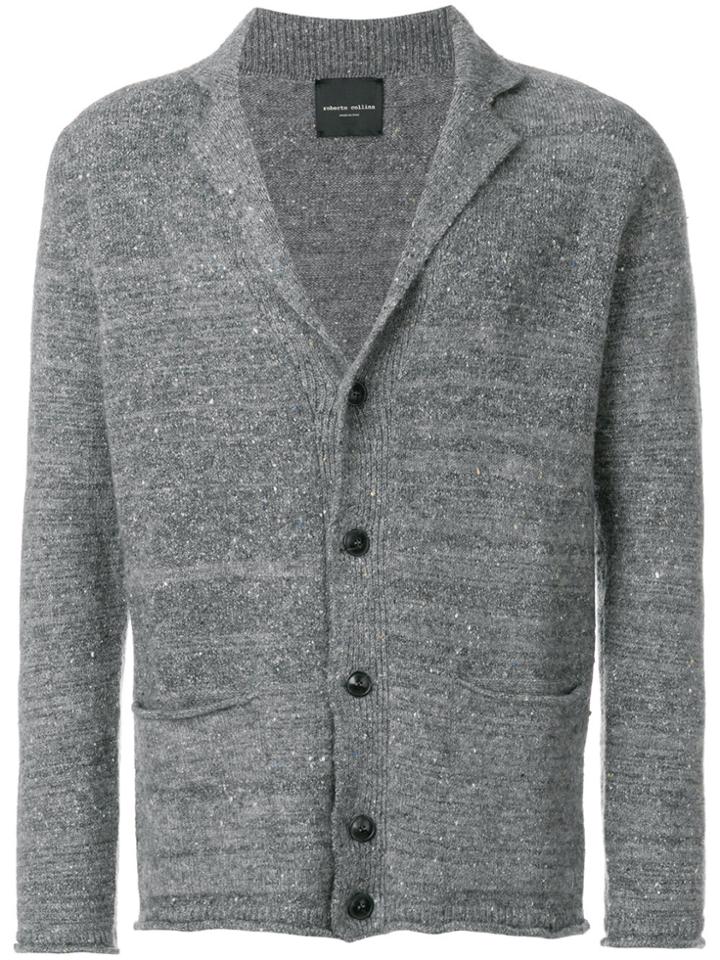 Roberto Collina V-neck Cardigan - Grey
