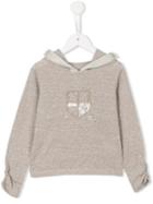 Lapin House Embellished Crest Hoodie, Girl's, Size: 6 Yrs, Grey