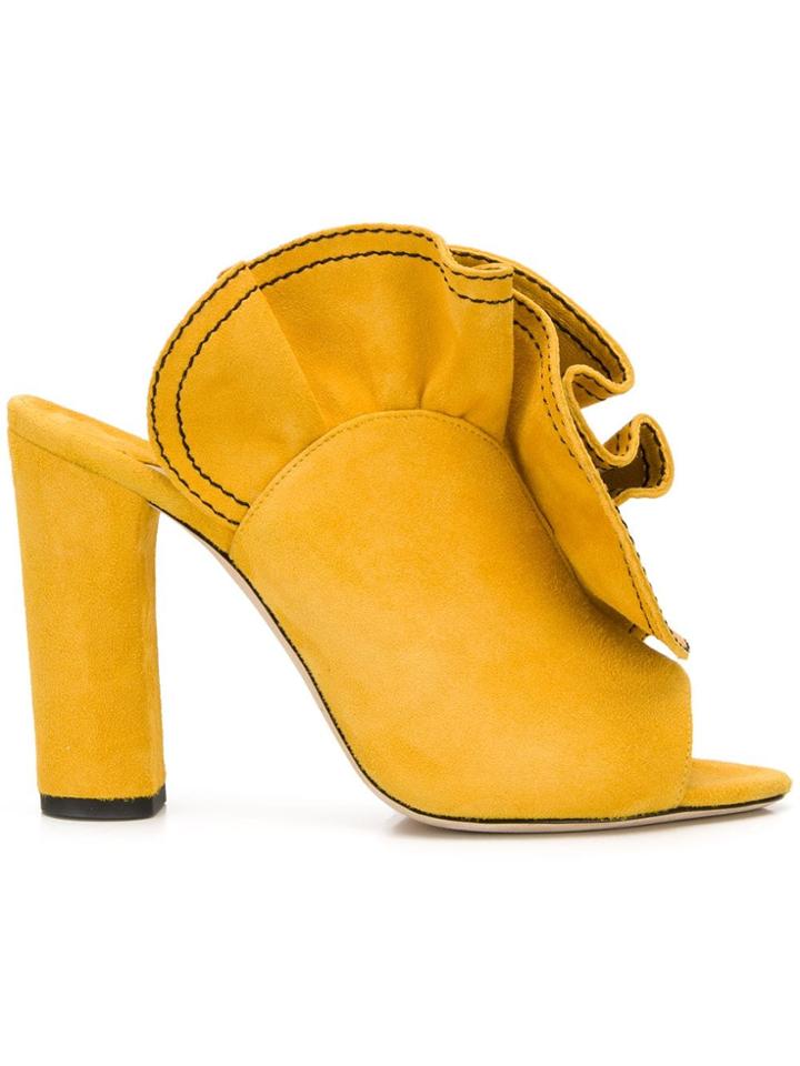 Jimmy Choo Haile 100 Mules - Yellow