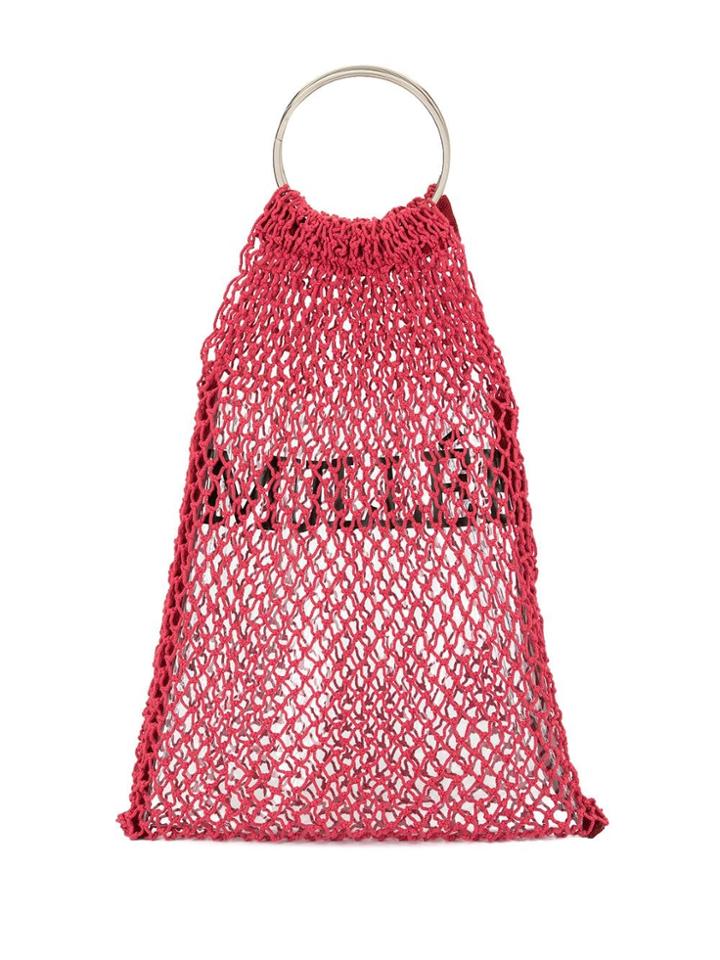 Muller Of Yoshiokubo Mesh Logo Bag - Red