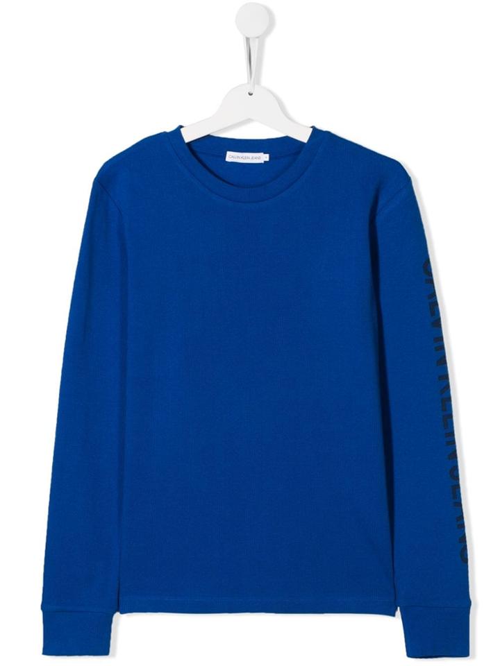 Calvin Klein Kids Crew Neck Jersey - Black