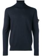 Stone Island Roll Neck Jumper - Blue