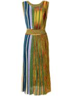 Missoni Striped Belted Dress - Multicolour