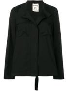 Semicouture Concealed Front Jacket - Black
