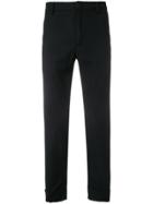 Paolo Pecora Tapered Chino Trousers - Black
