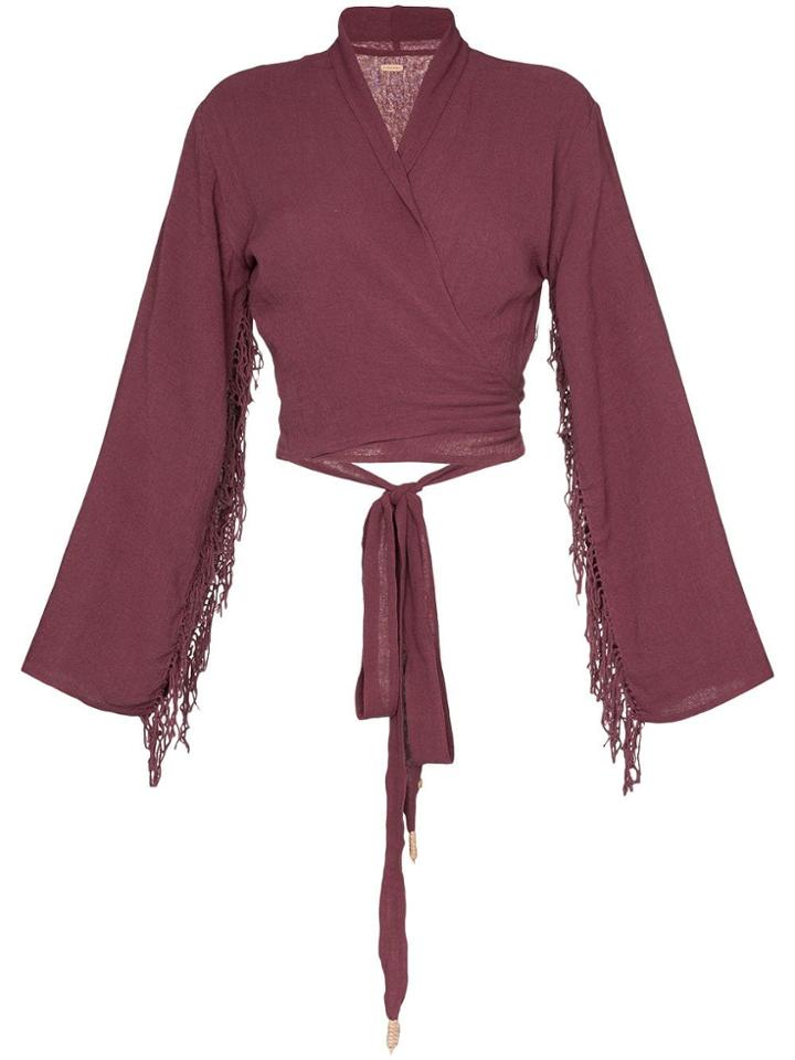 Caravana Xiibil Wrap Top - Purple