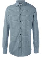 Dolce & Gabbana Printed Shirt, Men's, Size: 39, Green, Cotton