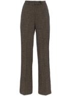 Charm's High-waisted Wide Leg Tweed Trousers - Unavailable