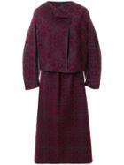 Comme Des Garçons Vintage 1999 Brocade Skirt Suit - Black