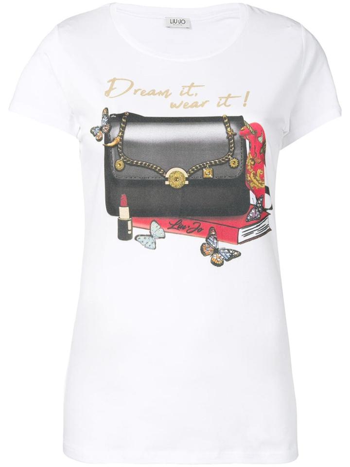 Liu Jo Graphic Print T-shirt - White