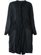 Daniela Gregis Single Breasted Coat, Women's, Blue, Cotton