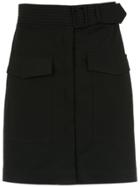 Egrey Belted Skirt - Black