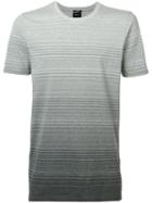 Denham Ombre Stripe T-shirt, Men's, Size: Xl, Grey, Cotton/spandex/elastane
