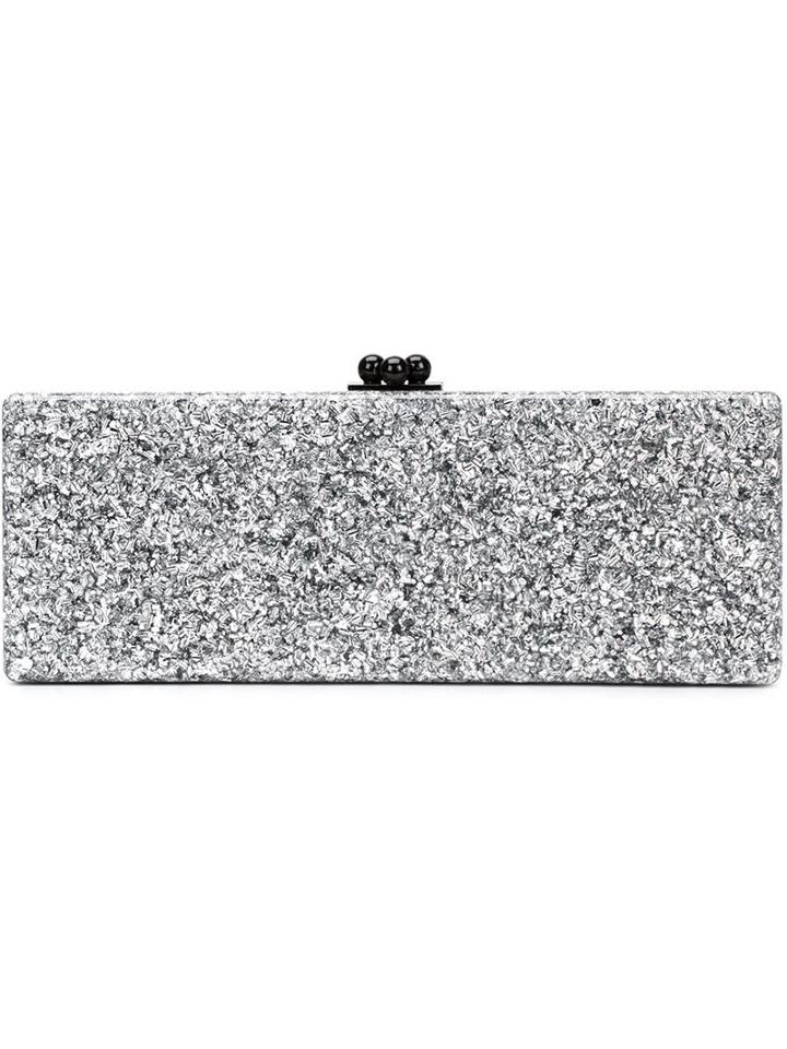Edie Parker 'jean Solid' Clutch, Women's, Grey