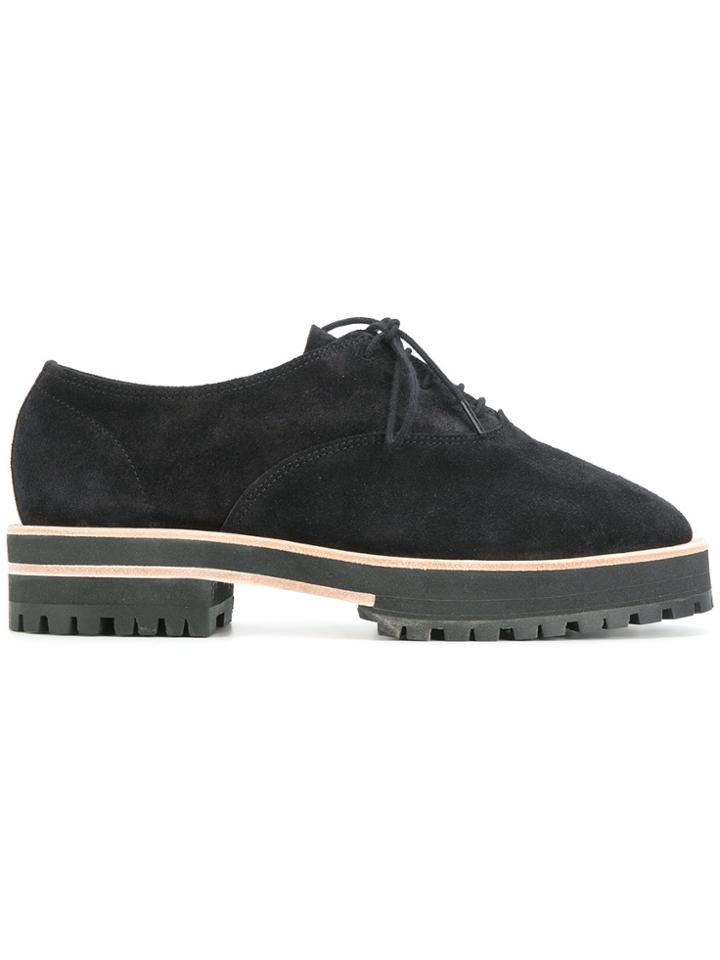 Repetto Platform Lace-up Shoes - Black