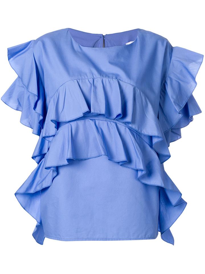 Milla Milla Ruffled Blouse - Blue